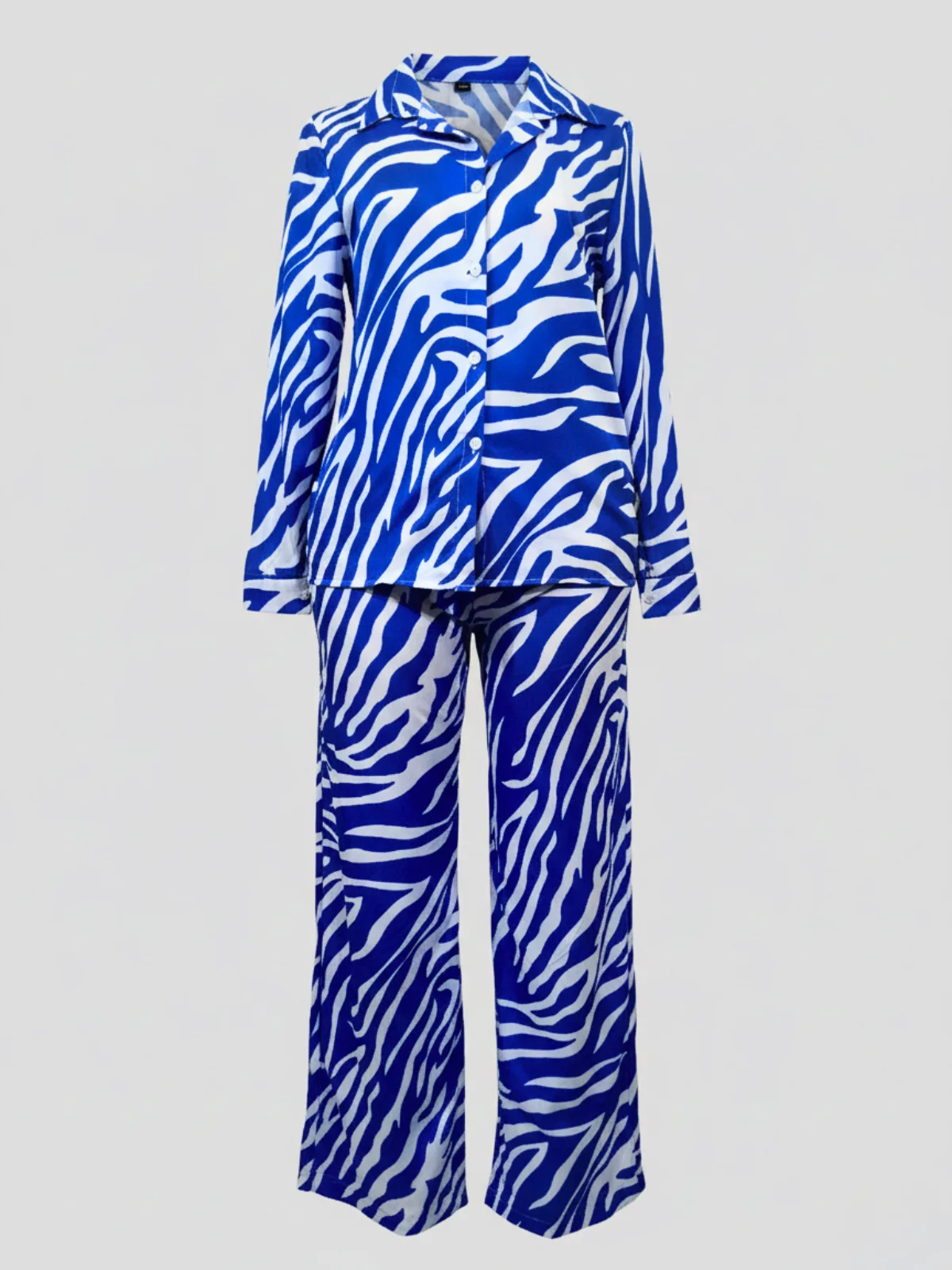 Zebra Pattern Pajama Set